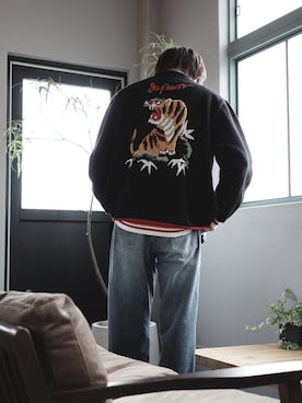 「doublet（ダブレット）のアイテム（パンツ）」を使った、shoさん（メンズ・175cm）の冬コーディネート