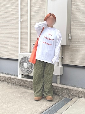 「GEORGE'S（ジョージズ）のアイテム（バッグ）」を使った、 𝚊 𝚔 𝚊 𝚗 𝚎さん（レディース・157cm）の春コーディネート