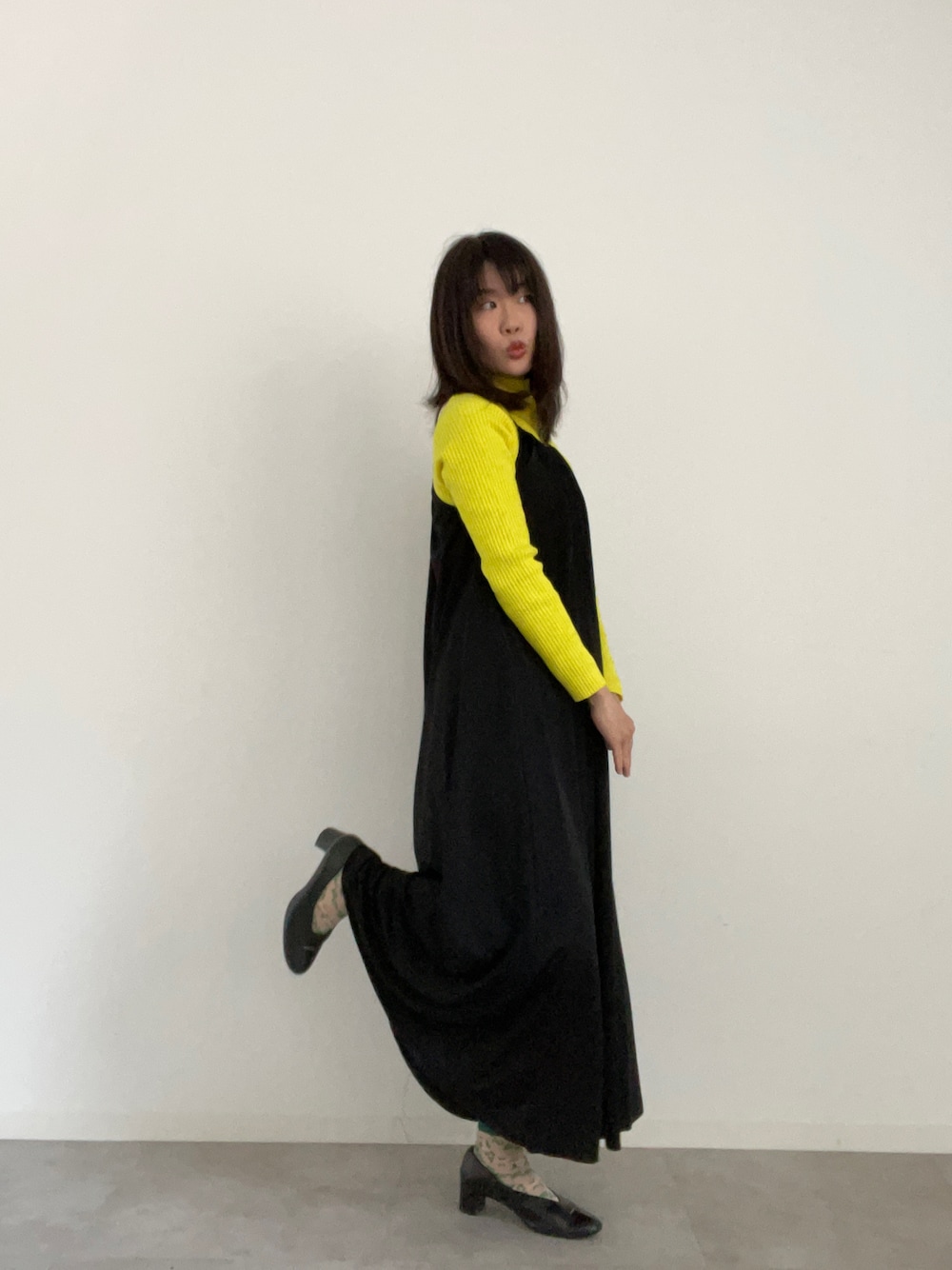 caban（キャバン）の「□キュプラポリエステルジャージー ギャザー