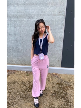 「アイテム（財布/小物）」を使った、ALIさん（レディース・158cm）の夏コーディネート