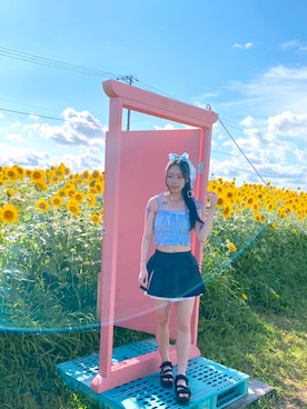 「Avail（アベイル）のアイテム（サンダル）」を使った、ALIさん（レディース・158cm・10代）の夏コーディネート