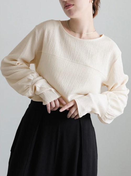 ジャガードロングカフストップス（Tシャツ/カットソー）｜select MOCA