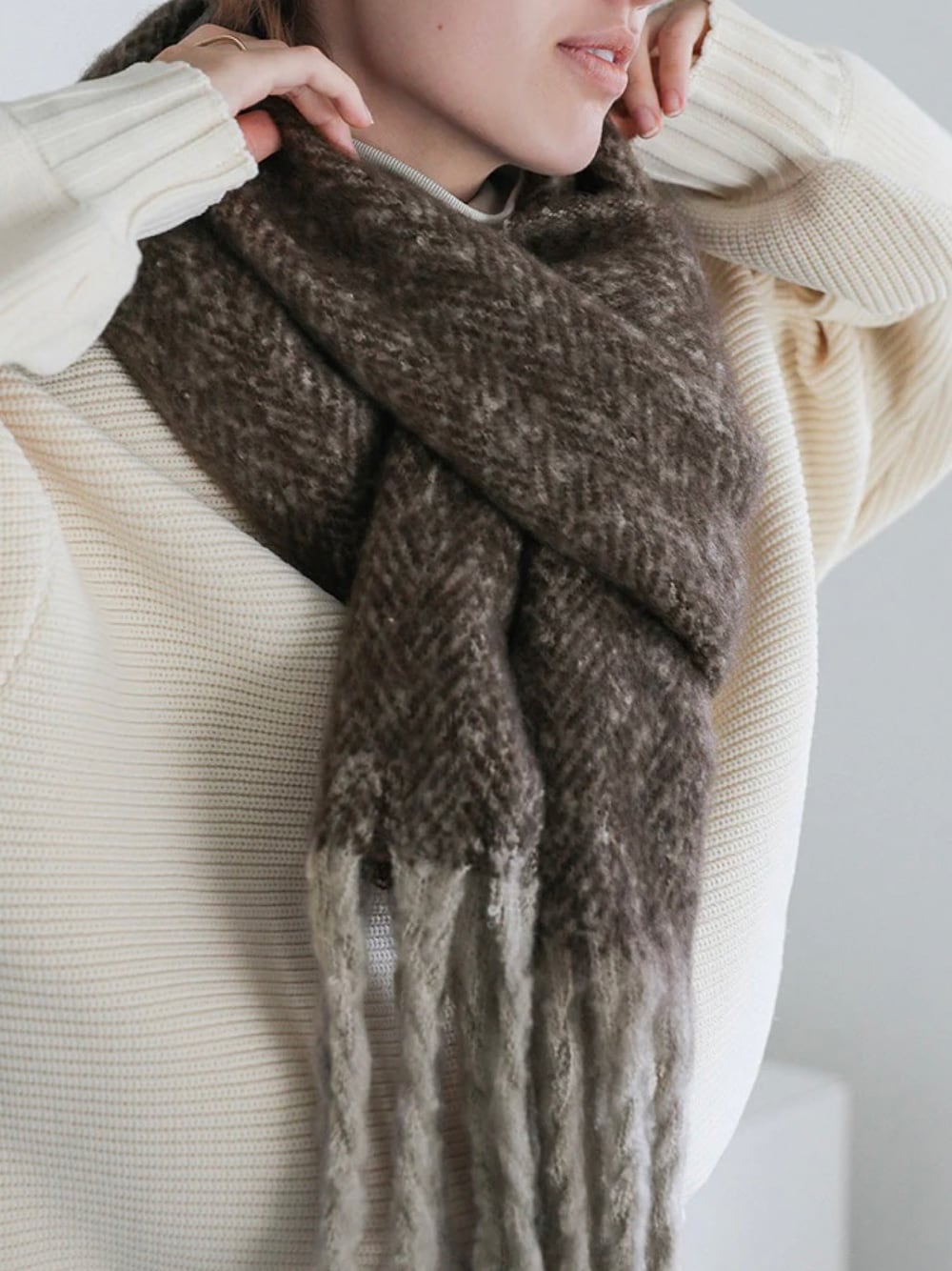 SELECT MOCA｜select MOCAのマフラーを使ったコーディネート - WEAR