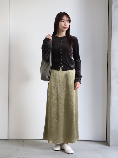 ドゥーズィエムクラス！定番人気！定価31,900円ロングスリットスカートカーキ KOEISTORE スカート レディース 春 夏 春夏 黒 カーゴスカート