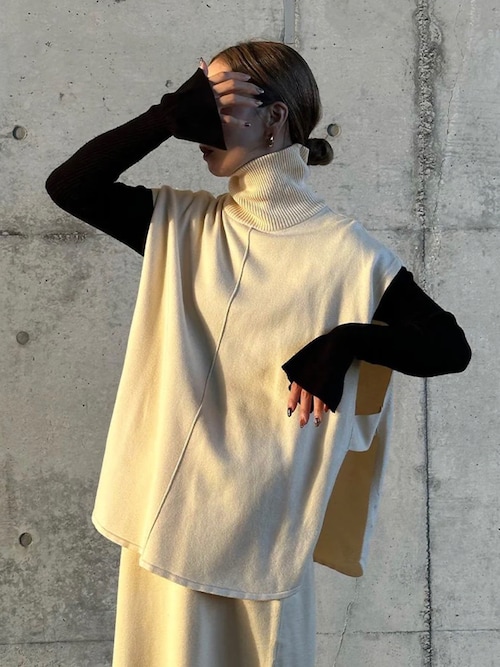 リンキングタートルニットベスト（ベスト）｜select MOCA by son