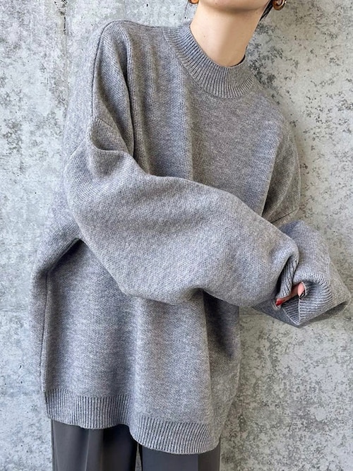 シンプルオーバーサイズニット（ニット/セーター）｜select MOCA