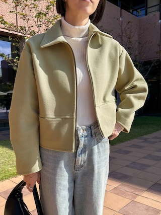 select MOCA（セレクトモカ）の「スリーブタックショートジャケット