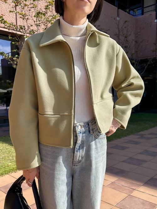 スリーブタックショートジャケット（ブルゾン）｜select MOCA