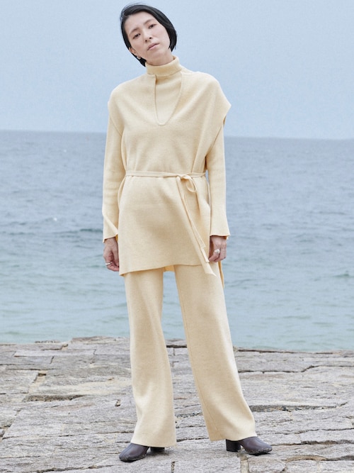 キーネックニットセットアップ（セットアップ）｜select MOCA