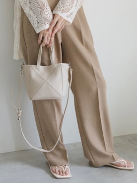 「select MOCA（セレクトモカ）のアイテム（リング）」を使った、SELECT MOCAさん（レディース・160cm）の夏コーディネート