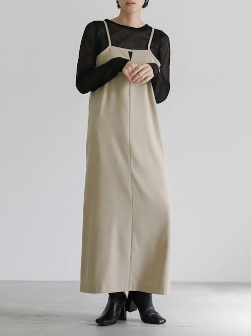 select MOCA（セレクトモカ） ワンピース フロントカッティングキャミ