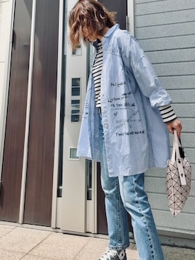 「SAINT JAMES（セントジェームス）のアイテム」を使った、Russian_Blueさん（レディース・160cm）の春コーディネート