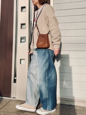 「miu miu（ミュウミュウ）のアイテム（バッグ）」を使った、Russian_Blueさん（レディース・160cm）の春コーディネート