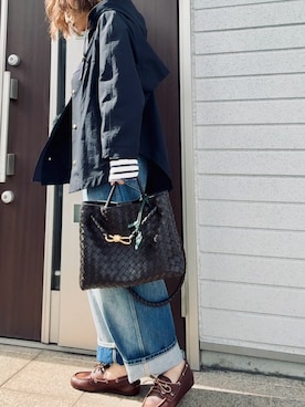 「BOTTEGA VENETA（ボッテガヴェネタ）のアイテム（バッグ）」を使った、Russian_Blueさん（レディース・160cm）の秋コーディネート