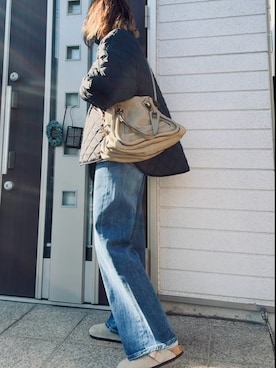 「アイテム（サンダル）」を使った、Russian_Blueさん（レディース・160cm）の冬コーディネート