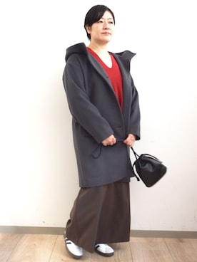 MKミッシェルクランさん(レディース・154cm)の秋コーディネート