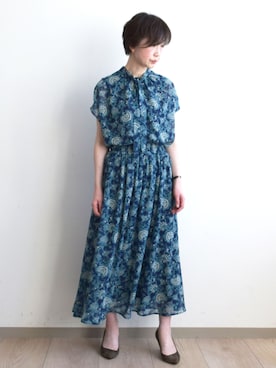 「MK MICHEL KLEIN（エムケーミッシェルクラン）のアイテム」を使った、MKミッシェルクランさん（レディース・156cm）の春コーディネート