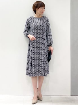 「食事会」｜MKミッシェルクランさん（レディース・157cm）の春コーディネート