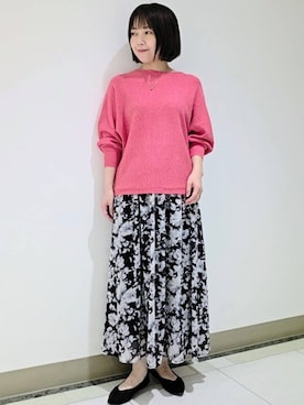 MKミッシェルクランさん（レディース・153cm）の春コーディネート