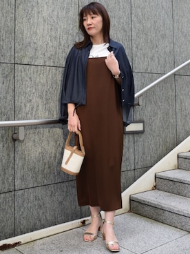 MKミッシェルクランさん（レディース・163cm）の冬コーディネート