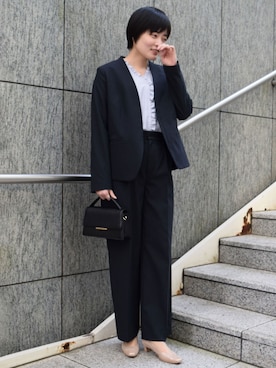 MKミッシェルクランさん（レディース・158cm）の冬コーディネート