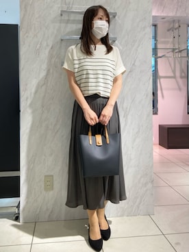 MKミッシェルクランさん（レディース・162cm）の春コーディネート