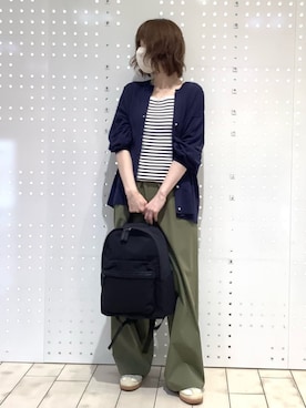 「MK MICHEL KLEIN（エムケーミッシェルクラン）のアイテム」を使った、MKミッシェルクランさん（レディース・157cm）の春コーディネート