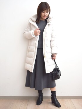 MKミッシェルクランさん（レディース・163cm）の秋コーディネート