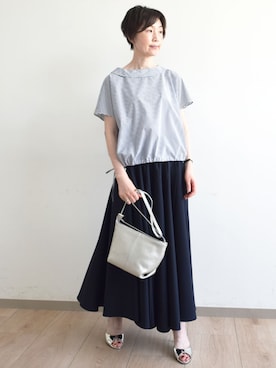 MKミッシェルクランさん(レディース・156cm)の夏コーディネート