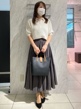 MKミッシェルクランさん(レディース・162cm)の春コーディネート