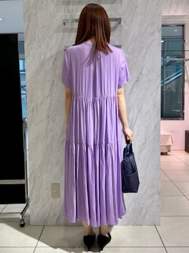 「MK MICHEL KLEIN（エムケーミッシェルクラン）のアイテム（ワンピース）」を使った、MKミッシェルクランさん（レディース・164cm）の夏コーディネート