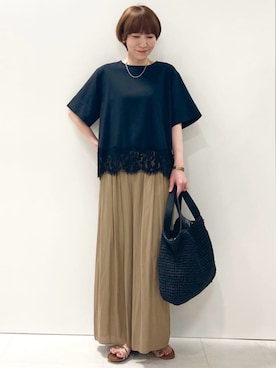 MKミッシェルクランさん（レディース・157cm）の春コーディネート