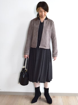 MKミッシェルクランさん(レディース・158cm)の秋コーディネート