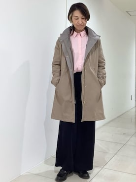 MKミッシェルクランさん（レディース・158cm）の冬コーディネート