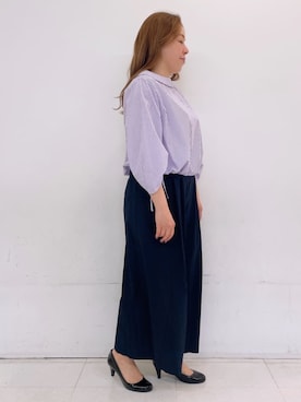 「MK MICHEL KLEIN（エムケーミッシェルクラン）のアイテム」を使った、MKミッシェルクランさん（レディース・158cm）の春コーディネート