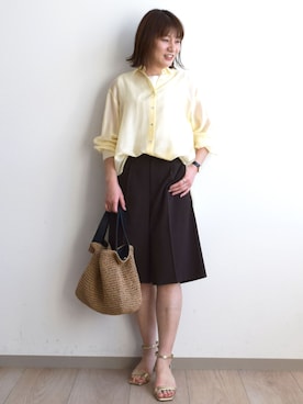 MKミッシェルクランさん(レディース・163cm)の春コーディネート