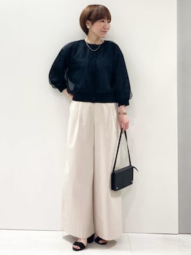 MKミッシェルクランさん（レディース・157cm）の春コーディネート
