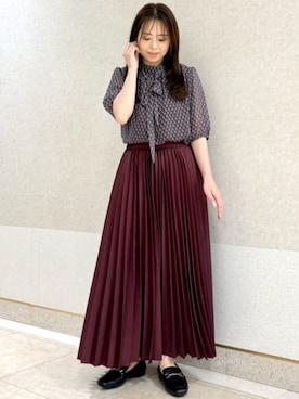 「MK MICHEL KLEIN（エムケーミッシェルクラン）のアイテム」を使った、MKミッシェルクランさん（レディース・153cm）の夏コーディネート