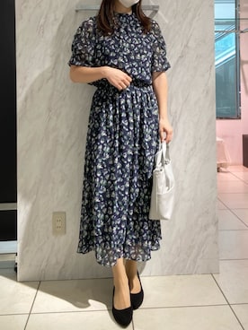 「MK MICHEL KLEIN（エムケーミッシェルクラン）のアイテム」を使った、MKミッシェルクランさん（レディース・162cm）の春コーディネート