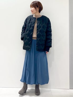 MKミッシェルクランさん（レディース・157cm）の秋コーディネート