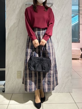 MKミッシェルクランさん（レディース・162cm）の秋コーディネート