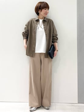 「MK MICHEL KLEIN（エムケーミッシェルクラン）のアイテム」を使った、MKミッシェルクランさん（レディース・157cm）の春コーディネート