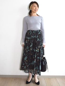 MKミッシェルクランさん（レディース・158cm）の秋コーディネート