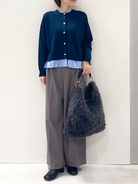 MKミッシェルクランさん(レディース・157cm)の秋コーディネート