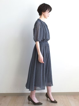 「MK MICHEL KLEIN（エムケーミッシェルクラン）のアイテム」を使った、MKミッシェルクランさん（レディース・156cm）の春コーディネート