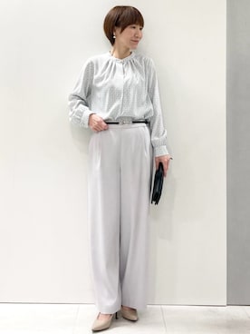 MKミッシェルクランさん（レディース・157cm）の春コーディネート