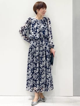 「MK MICHEL KLEIN（エムケーミッシェルクラン）のアイテム」を使った、MKミッシェルクランさん（レディース・157cm）の春コーディネート