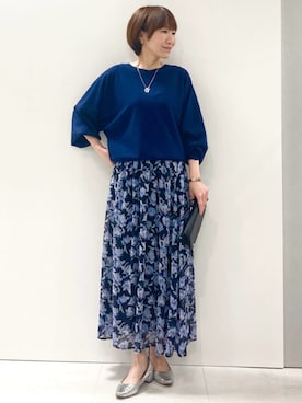 MKミッシェルクランさん（レディース・157cm）の春コーディネート