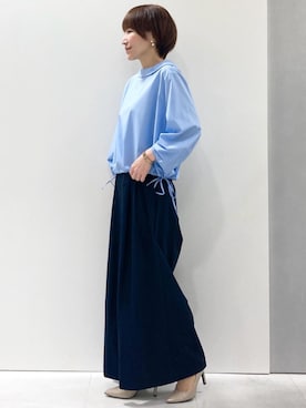 「MK MICHEL KLEIN（エムケーミッシェルクラン）のアイテム」を使った、MKミッシェルクランさん（レディース・157cm）の春コーディネート