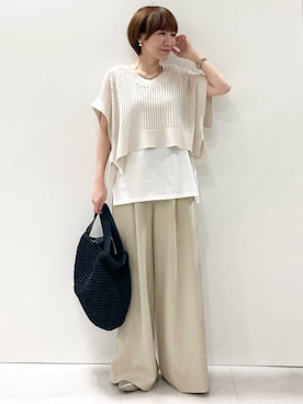 MKミッシェルクランさん(レディース・157cm)の春コーディネート